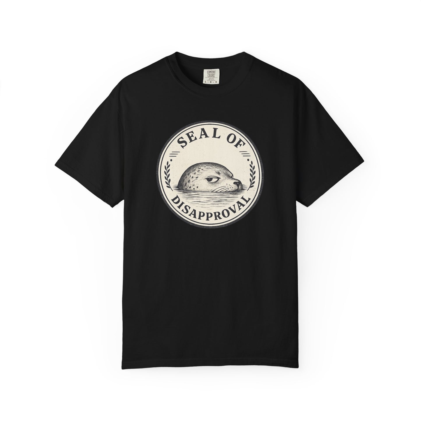Seal of Disapproval Retro Badge T-Shirt