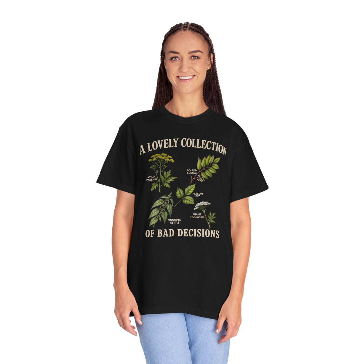"A Lovely Collection of Bad Decisions" Hiking Camping Poisonous Plant Botanical T-Shirt