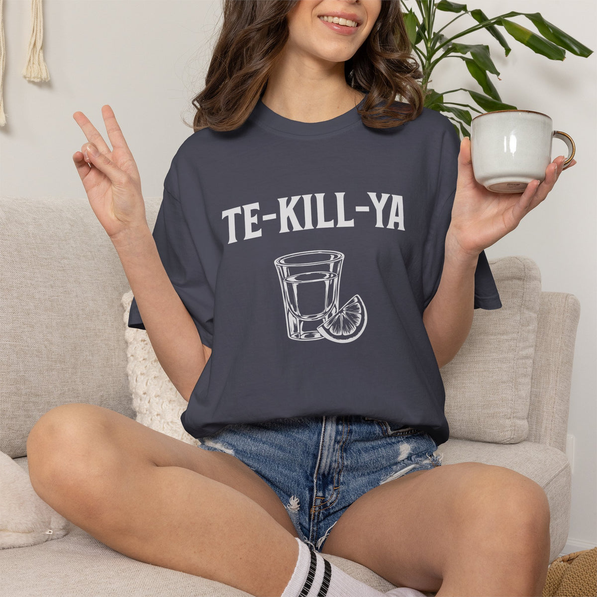 TE-KILL-YA Shirt - FunnyTequila Graphic Tee