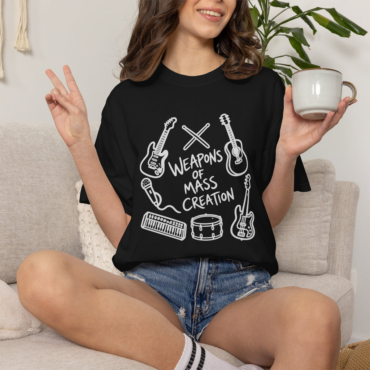 Weapons of Mass Creation T-Shirt Music Design