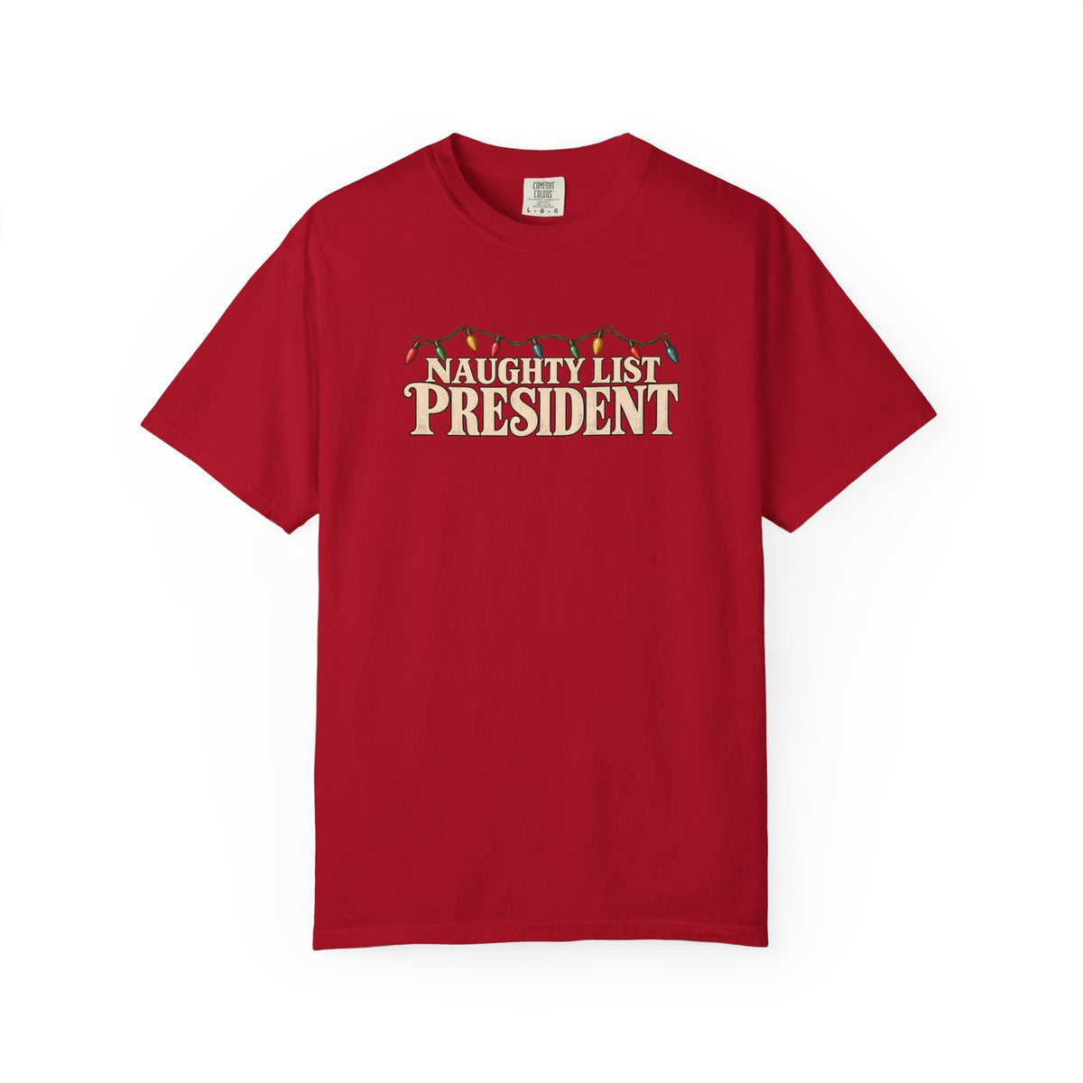 Naughty List President Christmas T-Shirt
