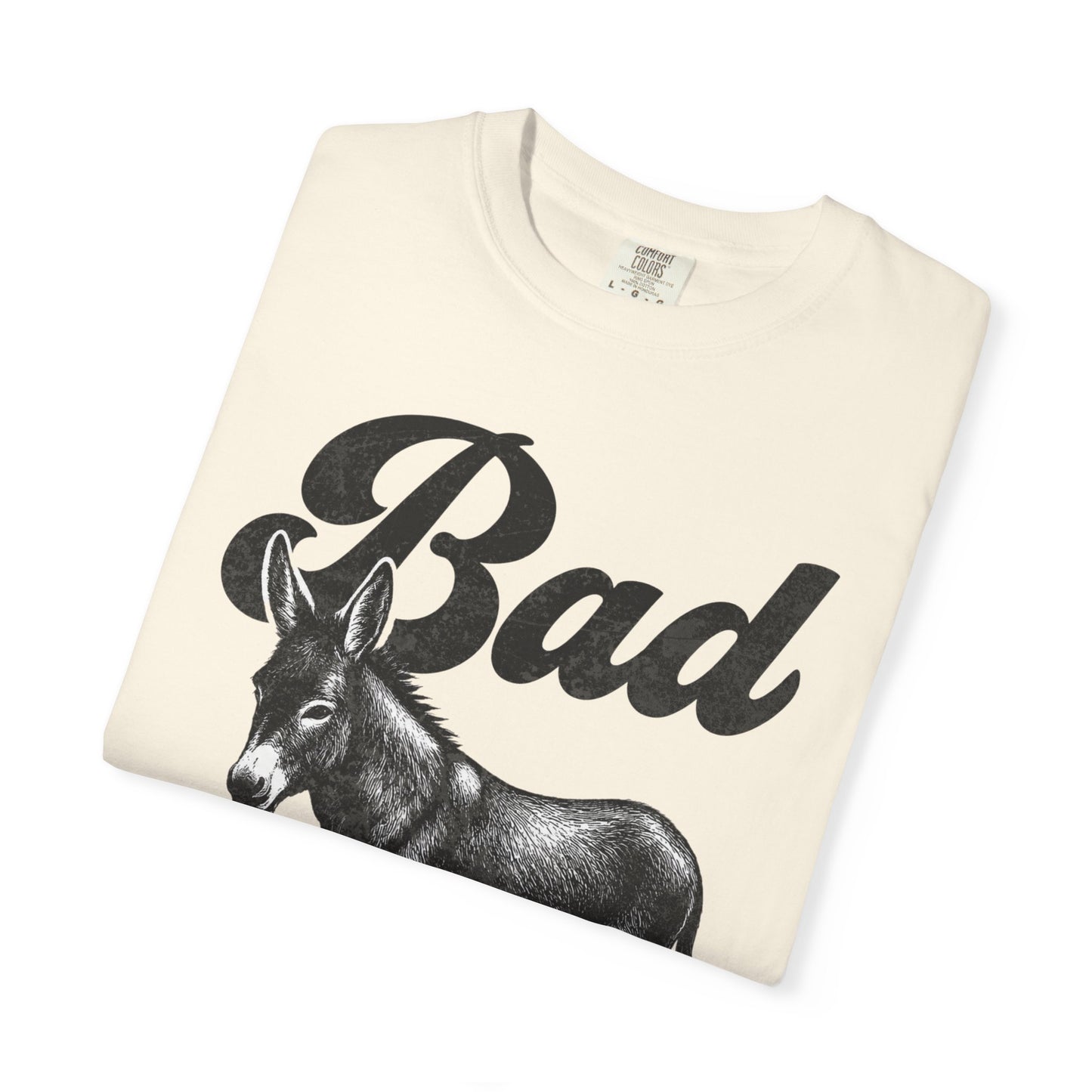 Funny Badass Donkey T-Shirt— Distressed Retro Vintage Graphic Tee