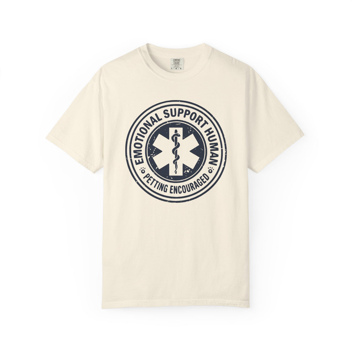 Emotional Support Human T-Shirt — “Petting Encouraged”