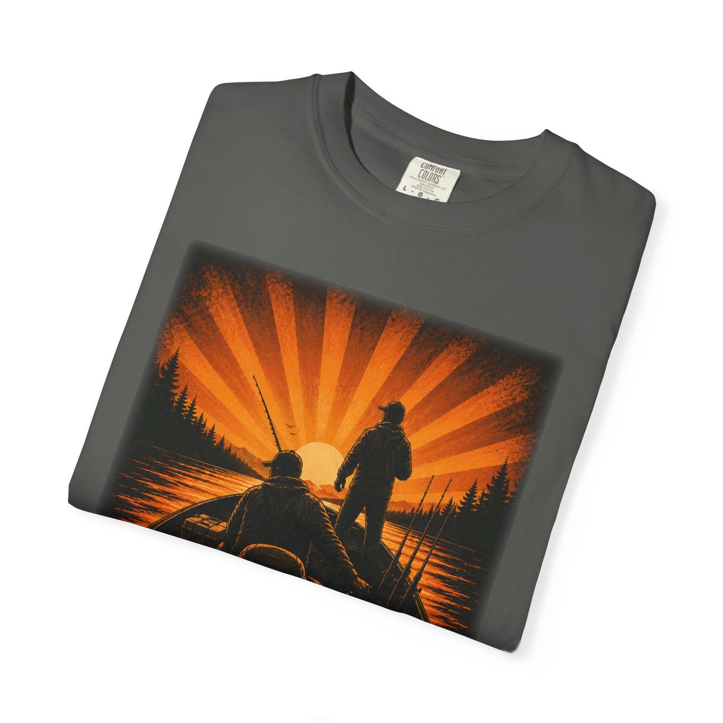 Fishing T-Shirt — "Start Your Engines" Retro Design