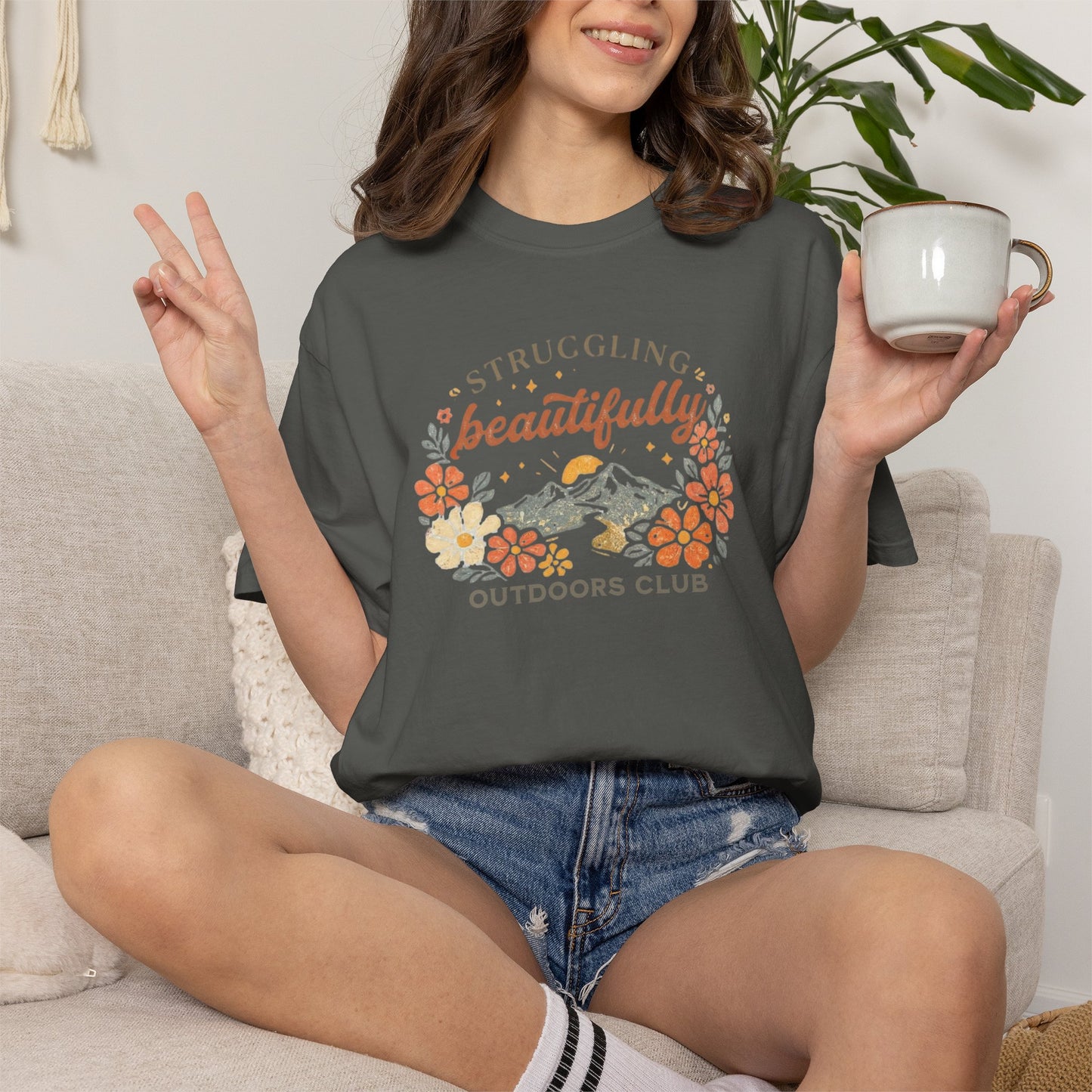 Struggling Beautifully Outdoors Club T-Shirt
