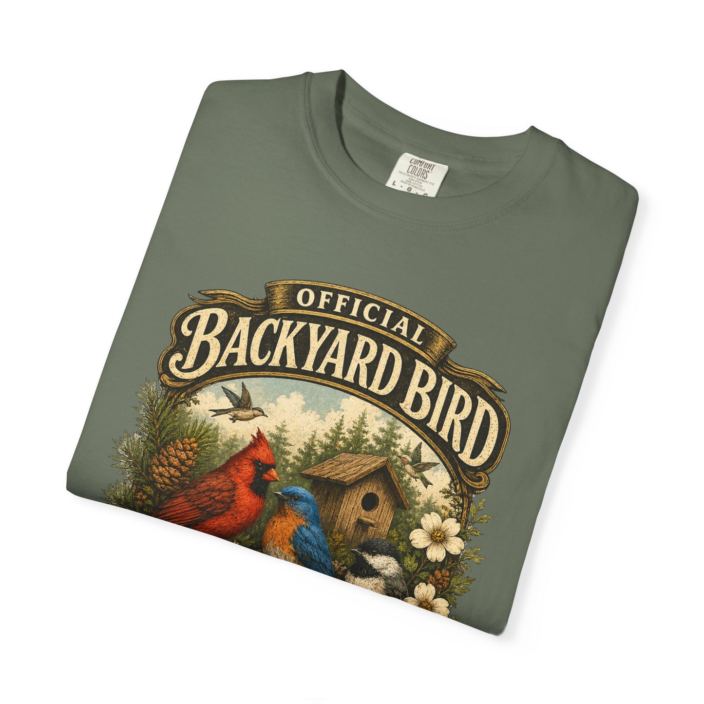 Backyard Bird Society T-Shirt — Vintage Birdwatching Graphic Tee