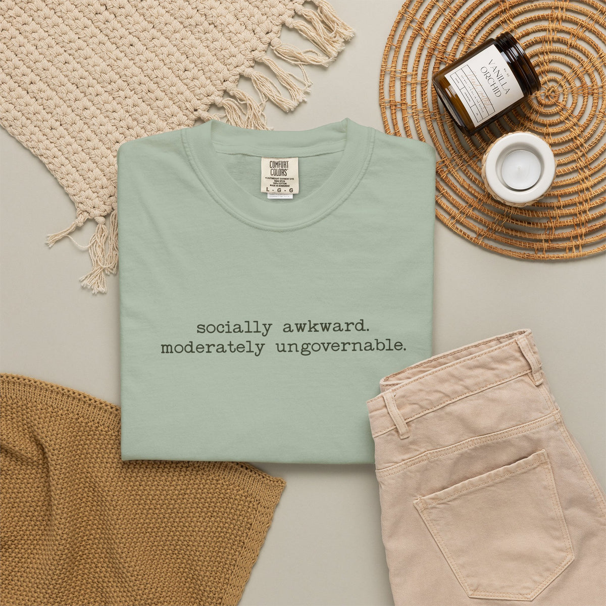 Socially Awkward, Moderately Ungovernable Graphic T-Shirt