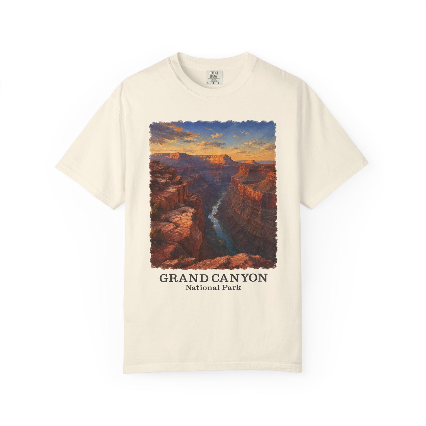 Grand Canyon National Park T-Shirt — Vintage Sunset Canyon Graphic Toroweap Overlook Tee