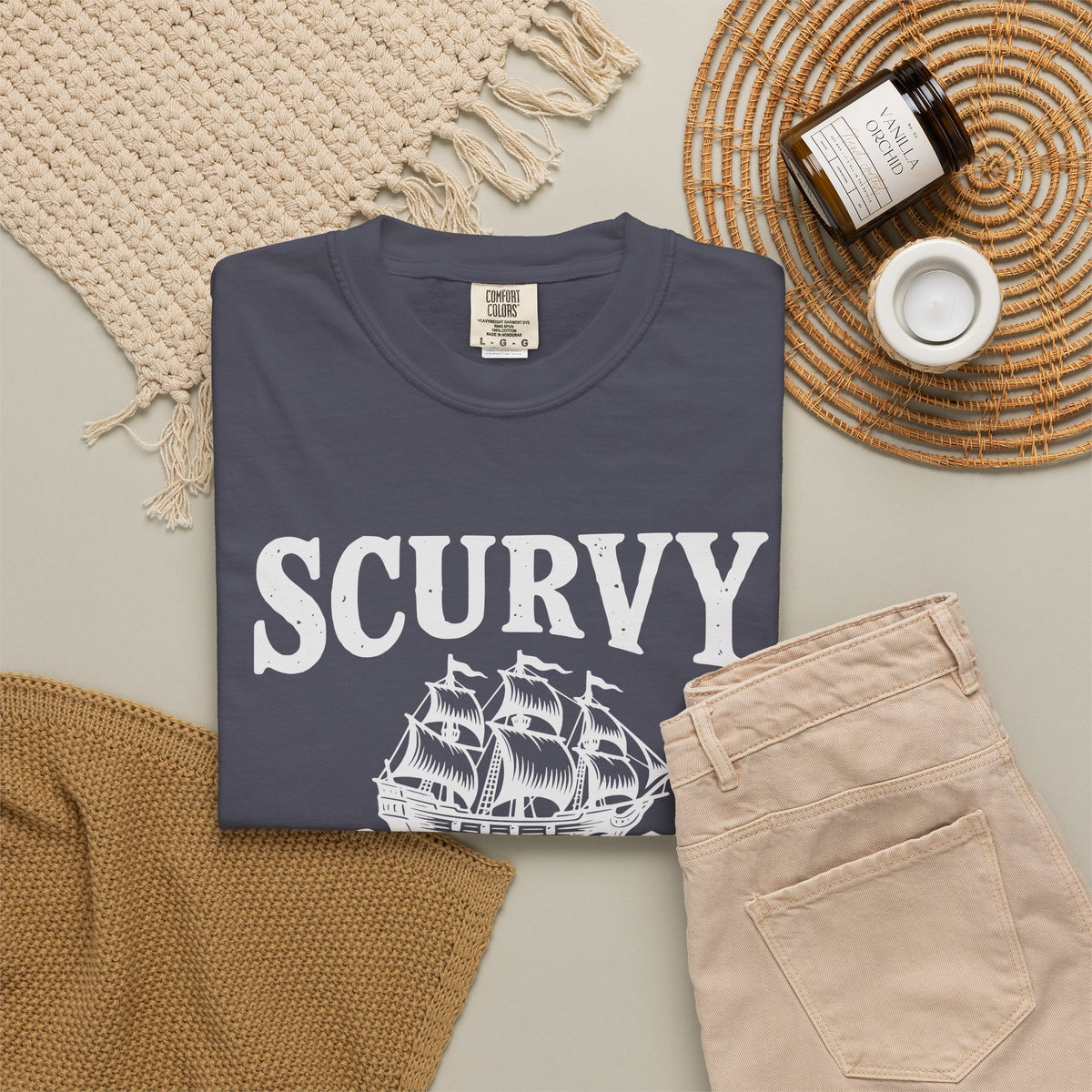 Scurvy 'When Life Doesn't Give You Lemons' Vintage Nautical Tee