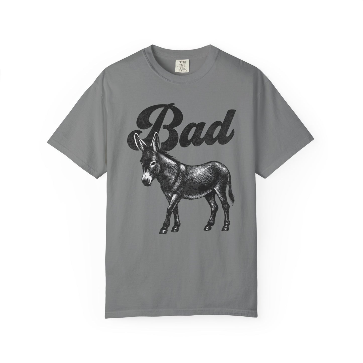 Funny Badass Donkey T-Shirt— Distressed Retro Vintage Graphic Tee