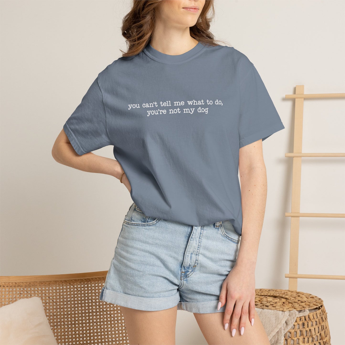 You Can't Tell Me What To Do You're Not My Dog T-shirt | Funny Dog Lover Tee