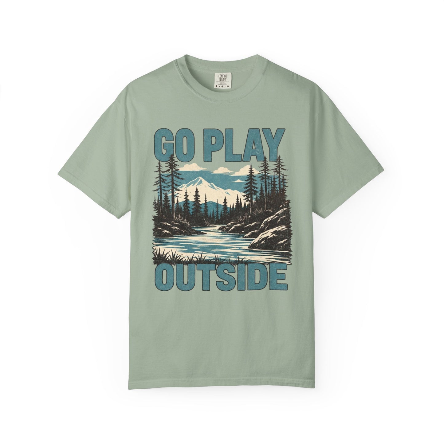 Go Play Outside Graphic T-Shirt — Outdoor Adventure Nature Tee