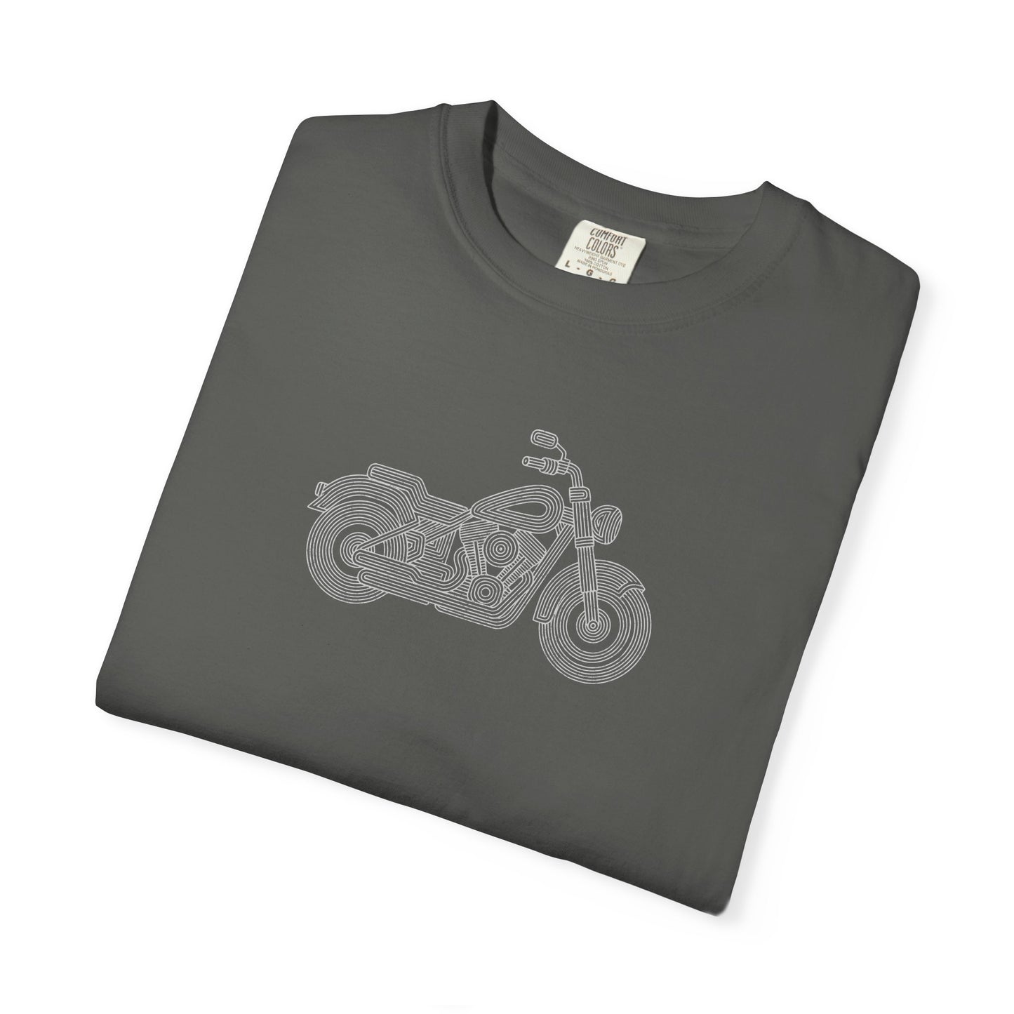 Motorcycle Graphic T-ShMinimalist Motorcycle Line Art T-Shirt | Vintage Cruiser Graphic Tee | Rider Gift | Comfort Colorsirt — Vintage Cruiser Tee