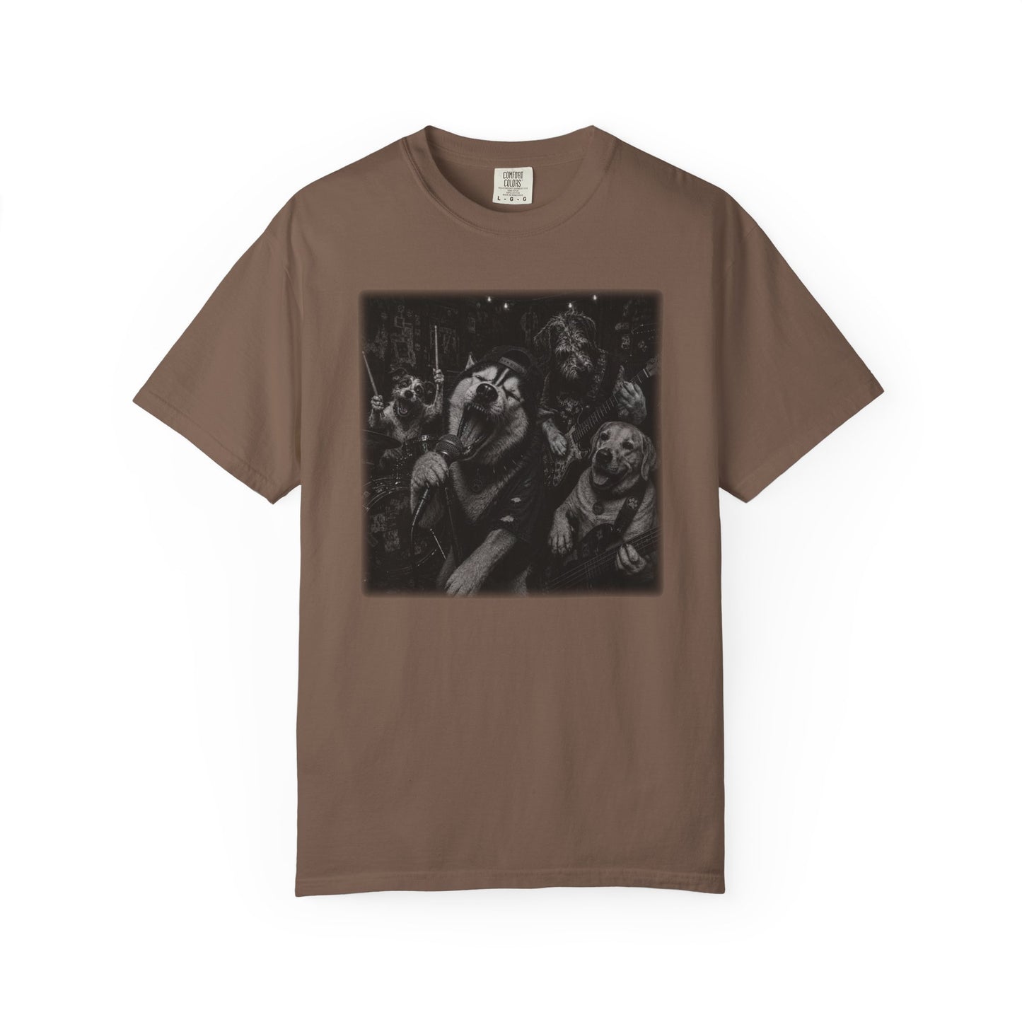 Garage Band Dogs T-Shirt | Funny Dog Music Graphic Tee