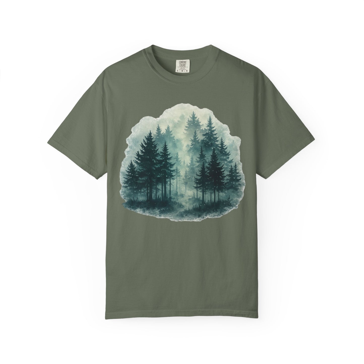 Forest Trees Calming Art T-Shirt