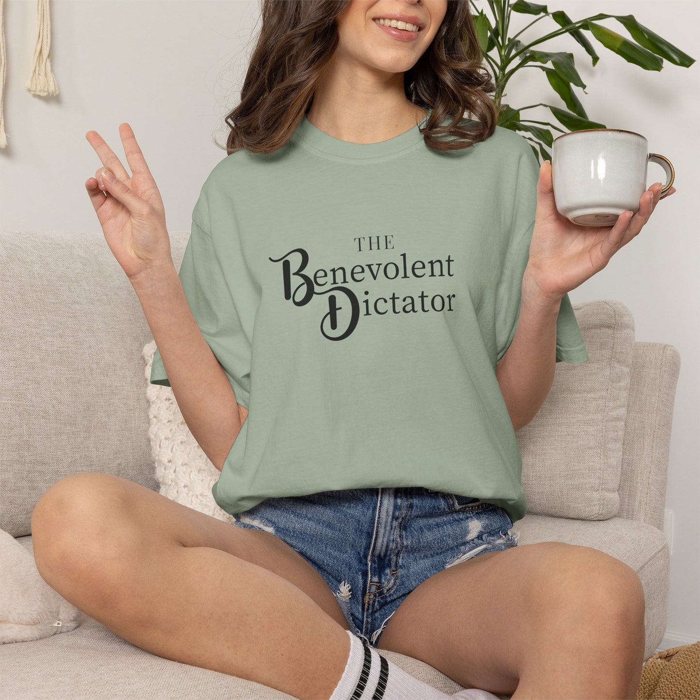 Benevolent Dictator T-Shirt — Retro Script Graphic Tee