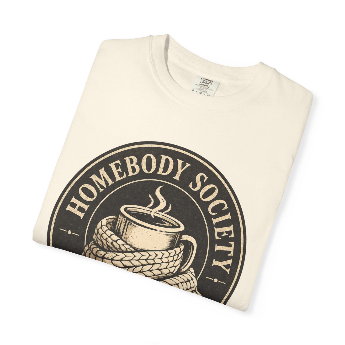 Homebody Society T-Shirt — "More Cozy, Less People" Vintage Distressed Introvert Tee