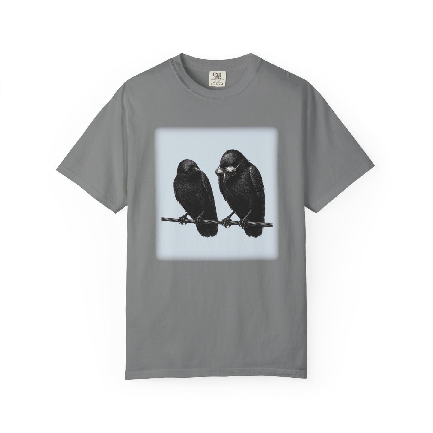 Collect Shiny Things Funny Crow T-Shirt, Raven & Crow Lover Gift Birdwatcher Graphic Tee