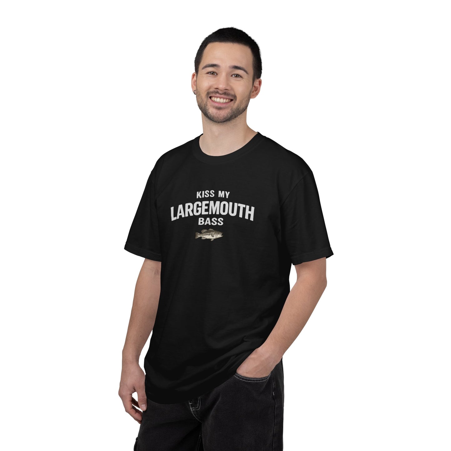 Kiss My Largemouth Bass T-Shirt — Funny Fishing Tee