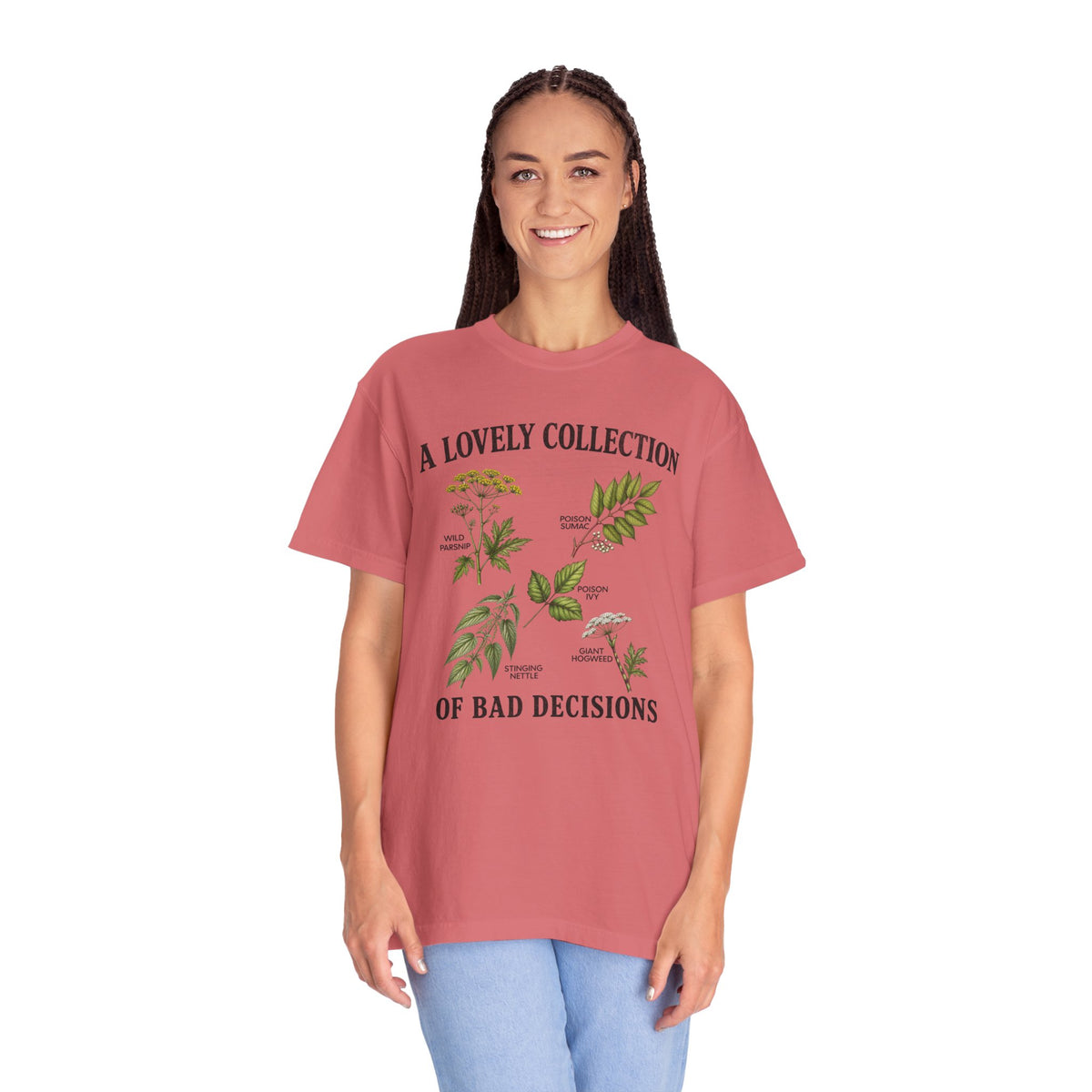 "A Lovely Collection of Bad Decisions" Hiking Camping Poisonous Plant Botanical T-Shirt