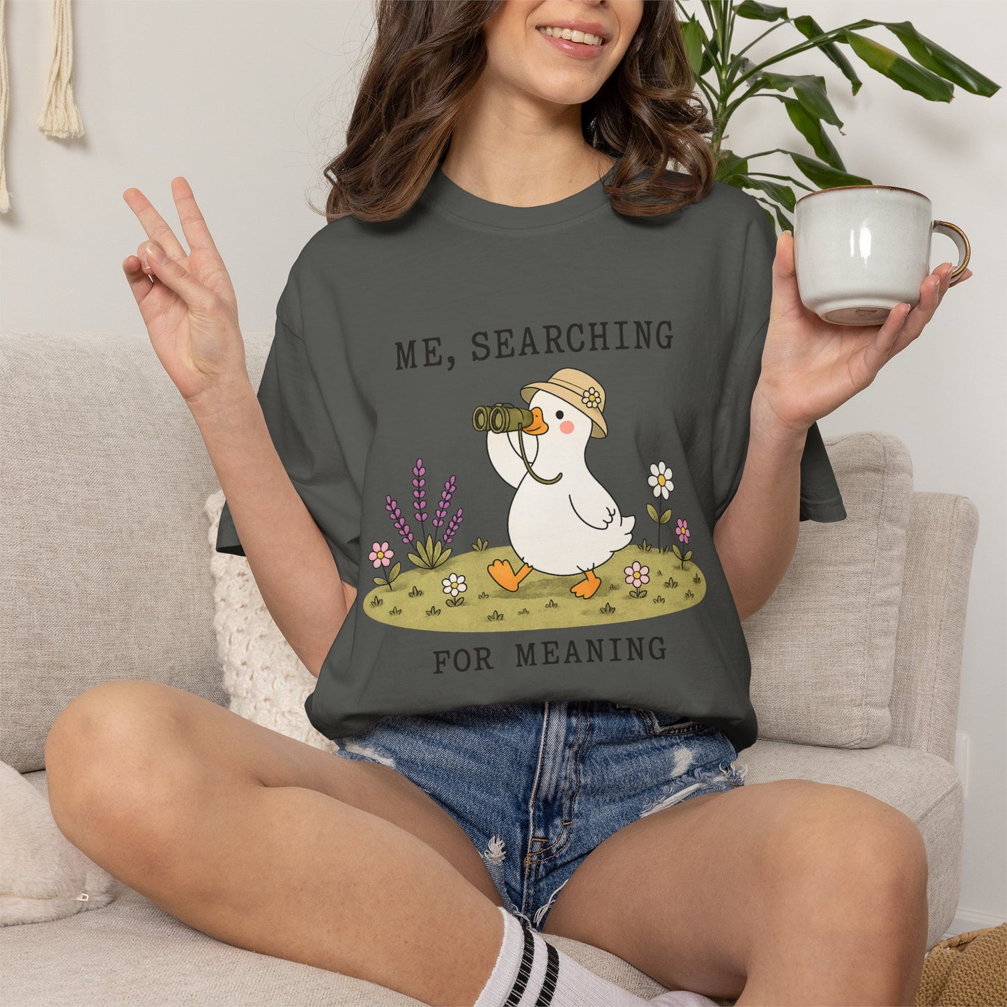 Me, Searching For Meaning Duck T-Shirt