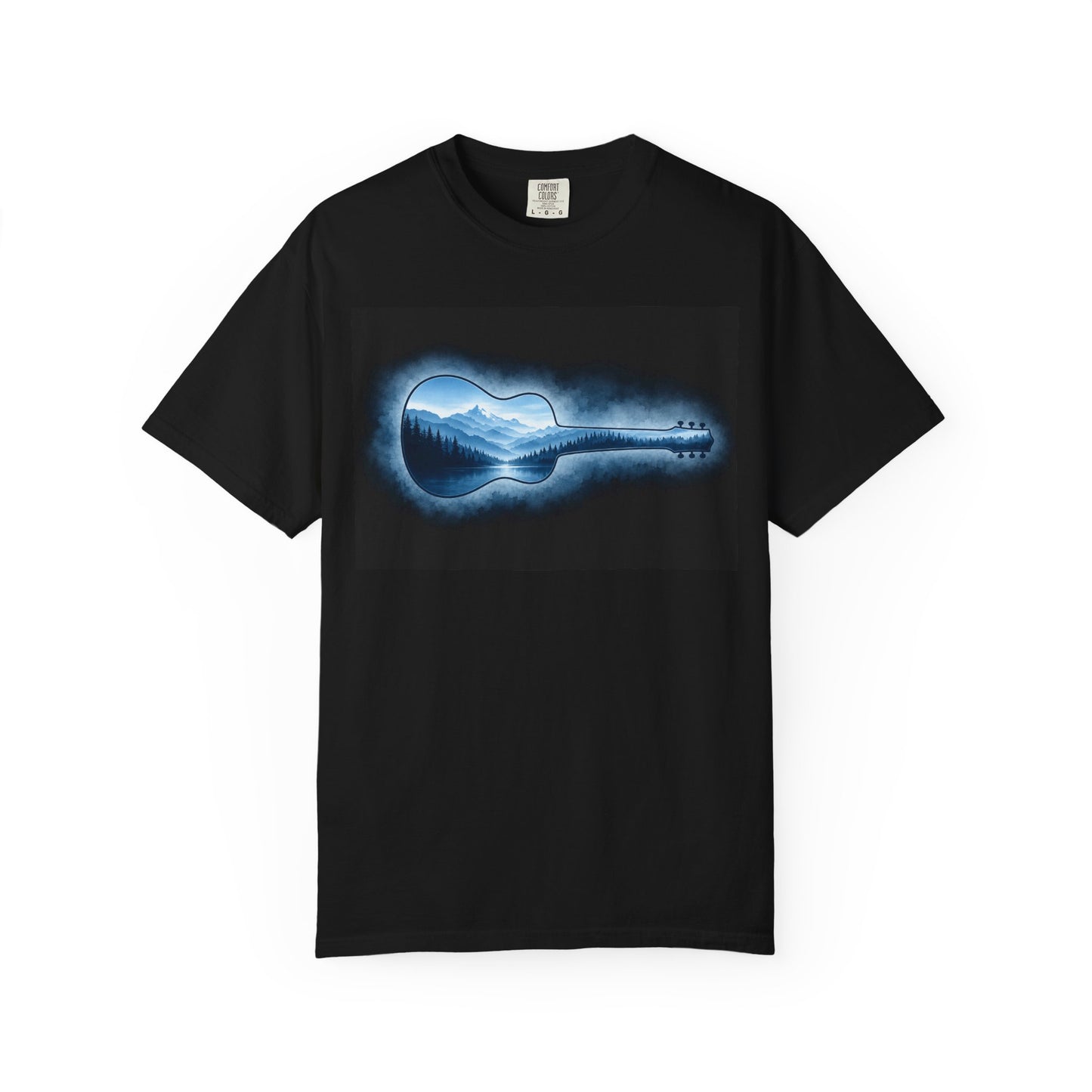Mountain Lake Acoustic Guitar T-Shirt