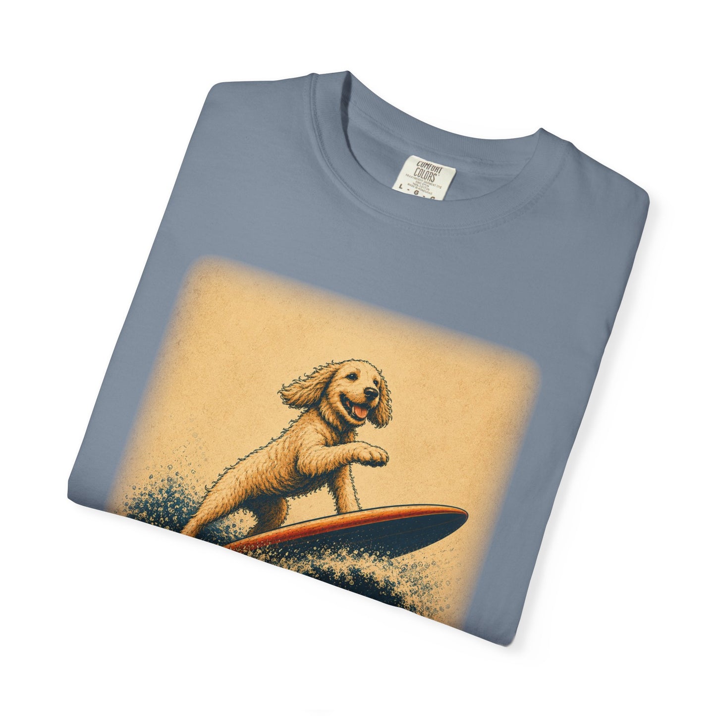 Vintage Doodle Surfing T-Shirt
