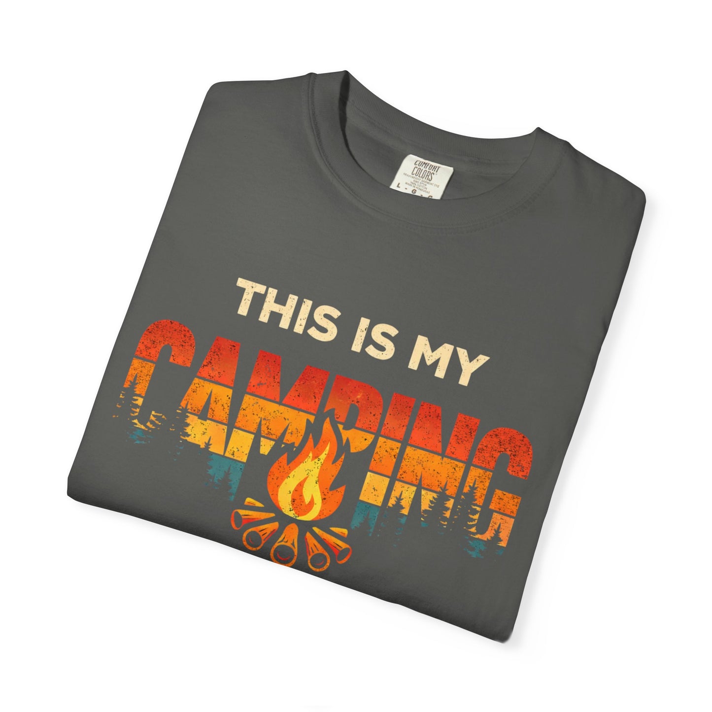 Camping Shirt — 'This Is My Camping Shirt' Graphic Tee for Campers & Outdoor Lovers