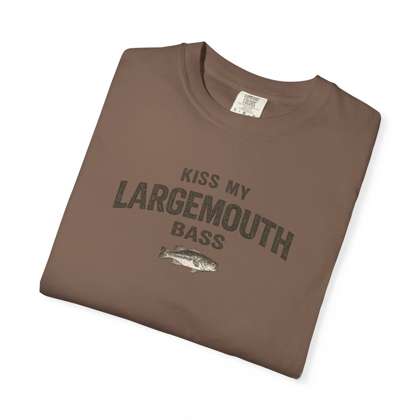 Kiss My Largemouth Bass T-Shirt — Funny Fishing Tee