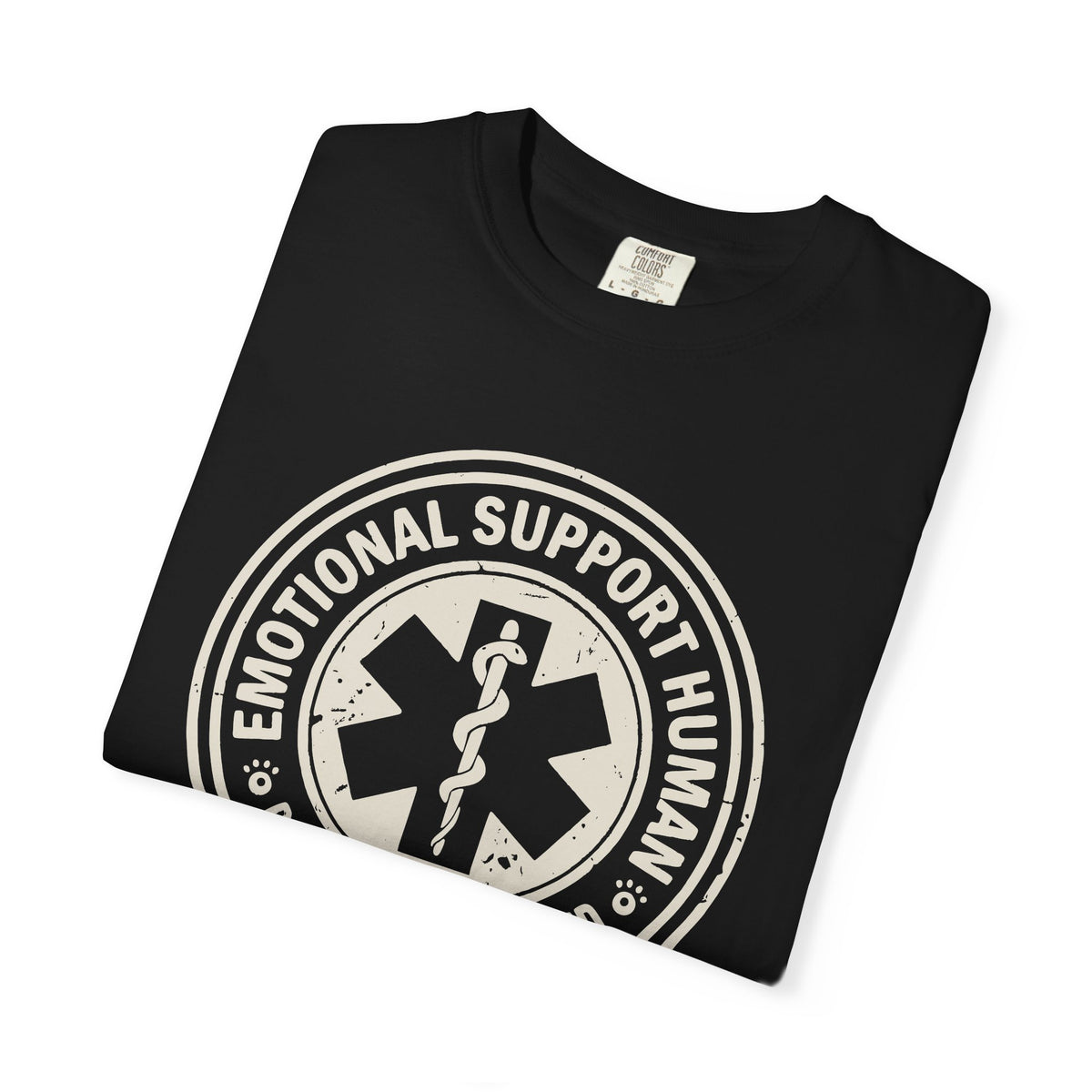 Emotional Support Human T-Shirt — “Petting Encouraged”