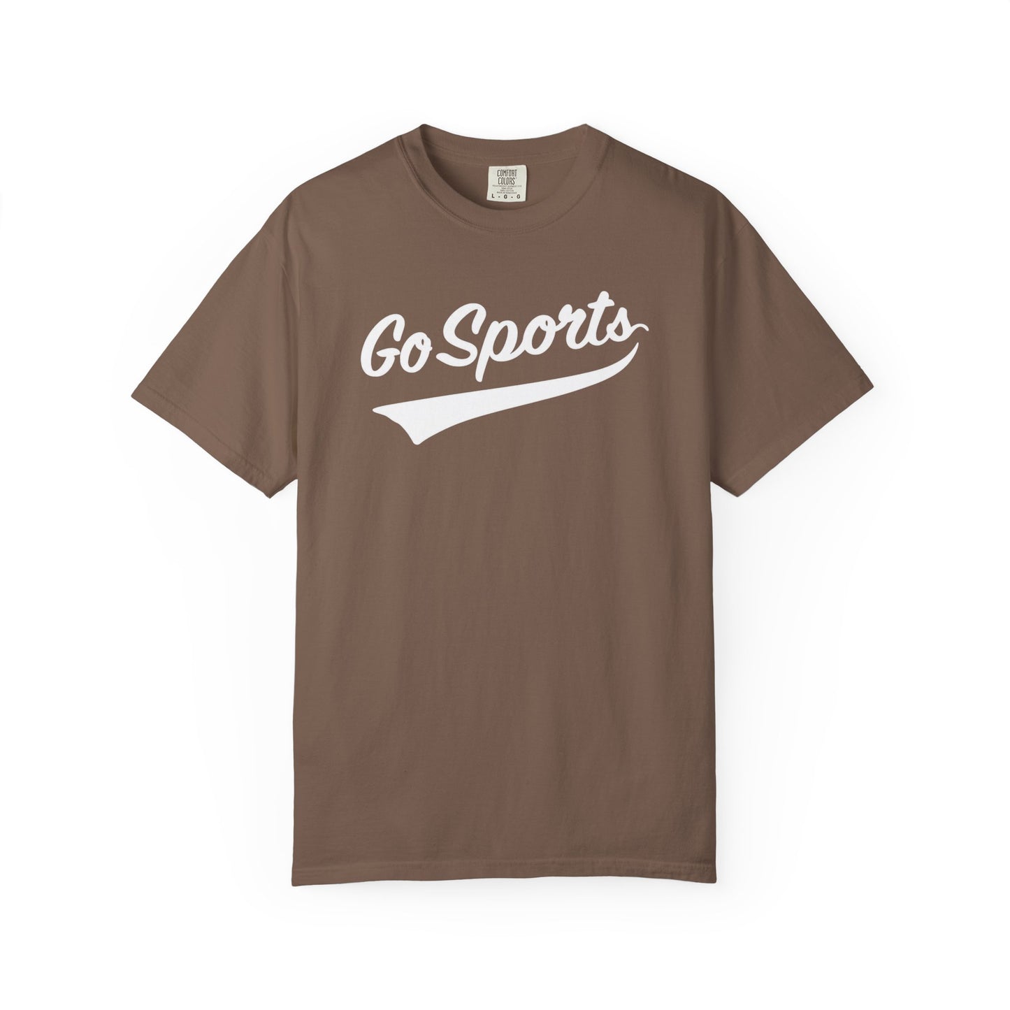 Go Sports Shirt | Funny Anti-Sports Graphic Tee | Minimalist Comfort Colors® T-Shirt