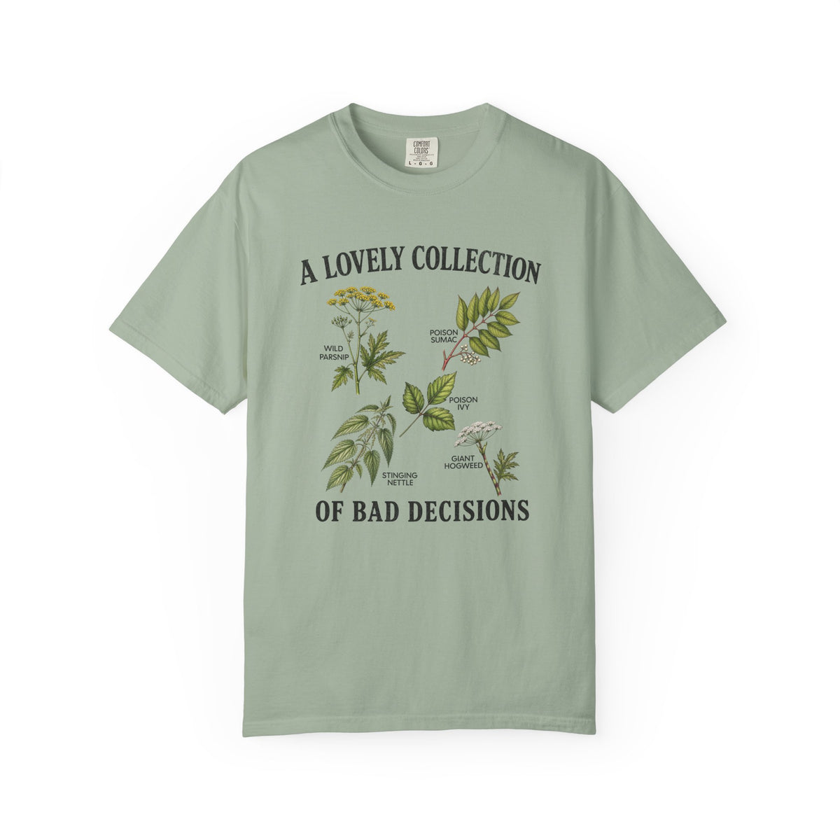 "A Lovely Collection of Bad Decisions" Hiking Camping Poisonous Plant Botanical T-Shirt
