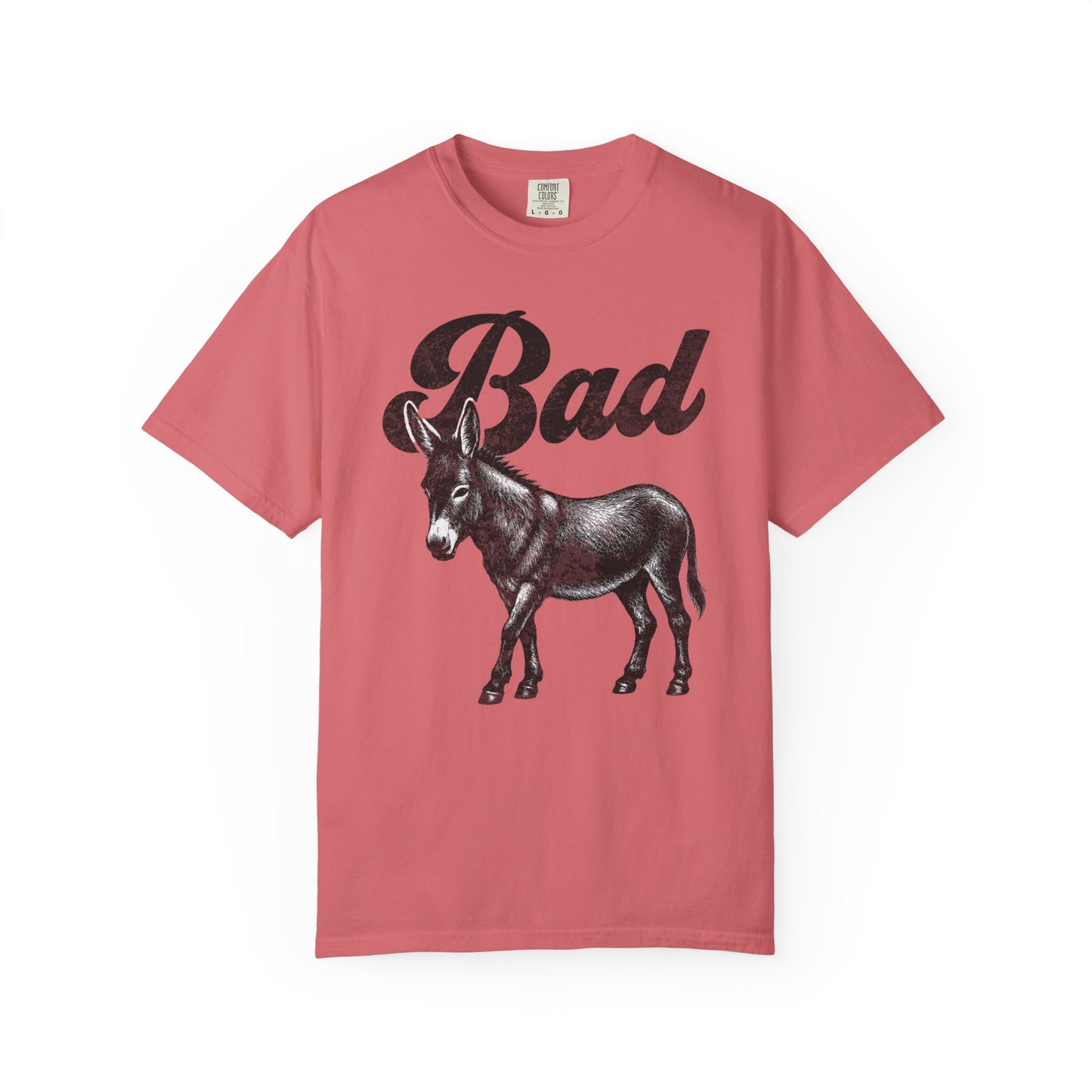 Funny Badass Donkey T-Shirt— Distressed Retro Vintage Graphic Tee