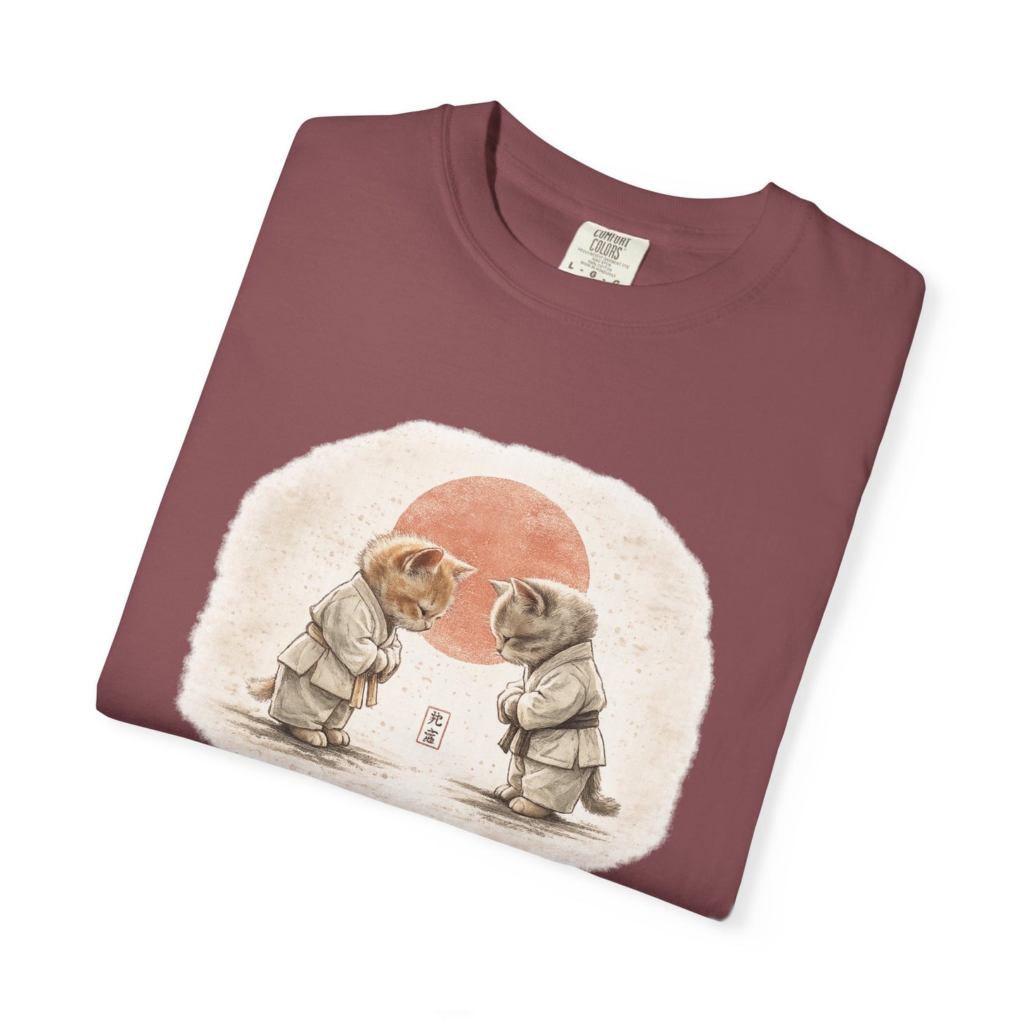 Vintage Dojo Kittens T-Shirt — Bowing Kittens Martial Arts Tee