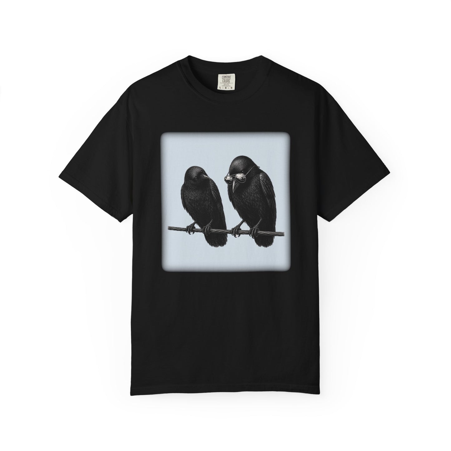 Collect Shiny Things Funny Crow T-Shirt, Raven & Crow Lover Gift Birdwatcher Graphic Tee