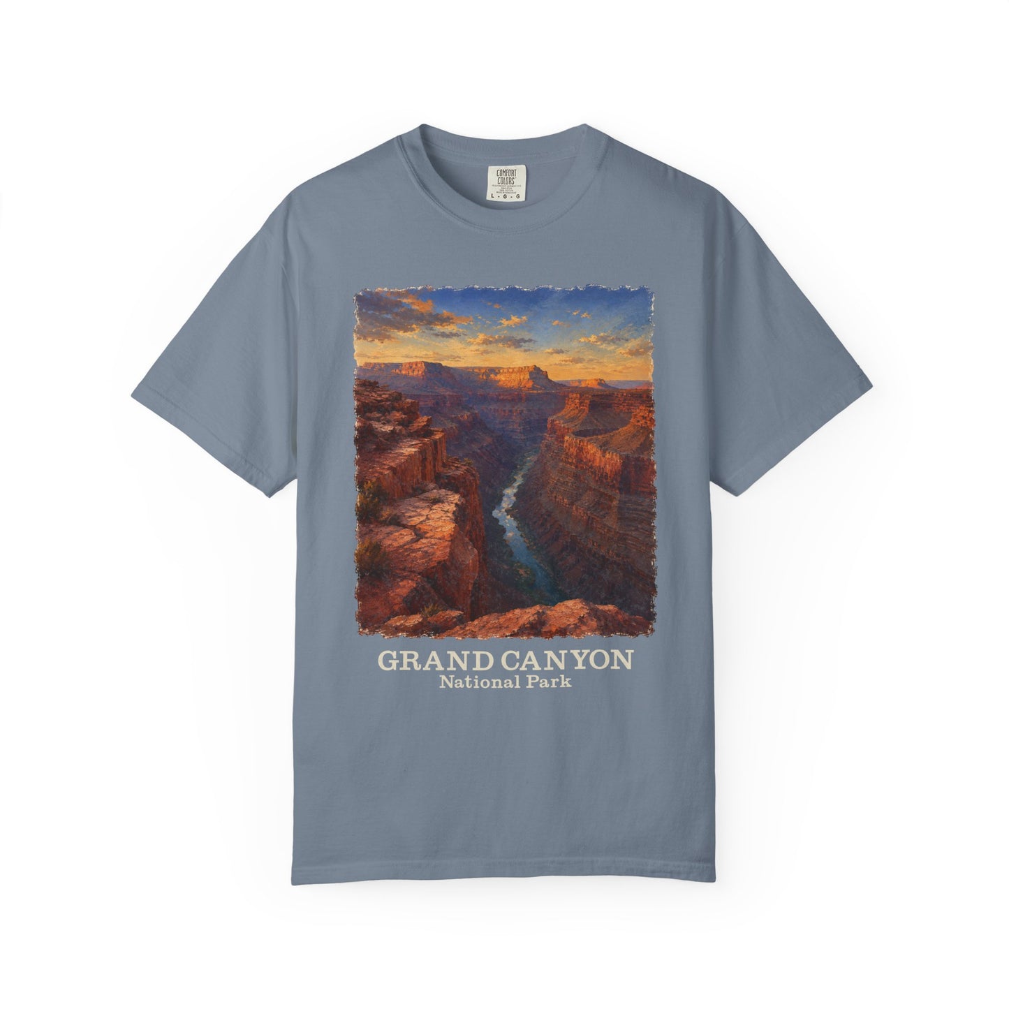 Grand Canyon National Park T-Shirt — Vintage Sunset Canyon Graphic Toroweap Overlook Tee