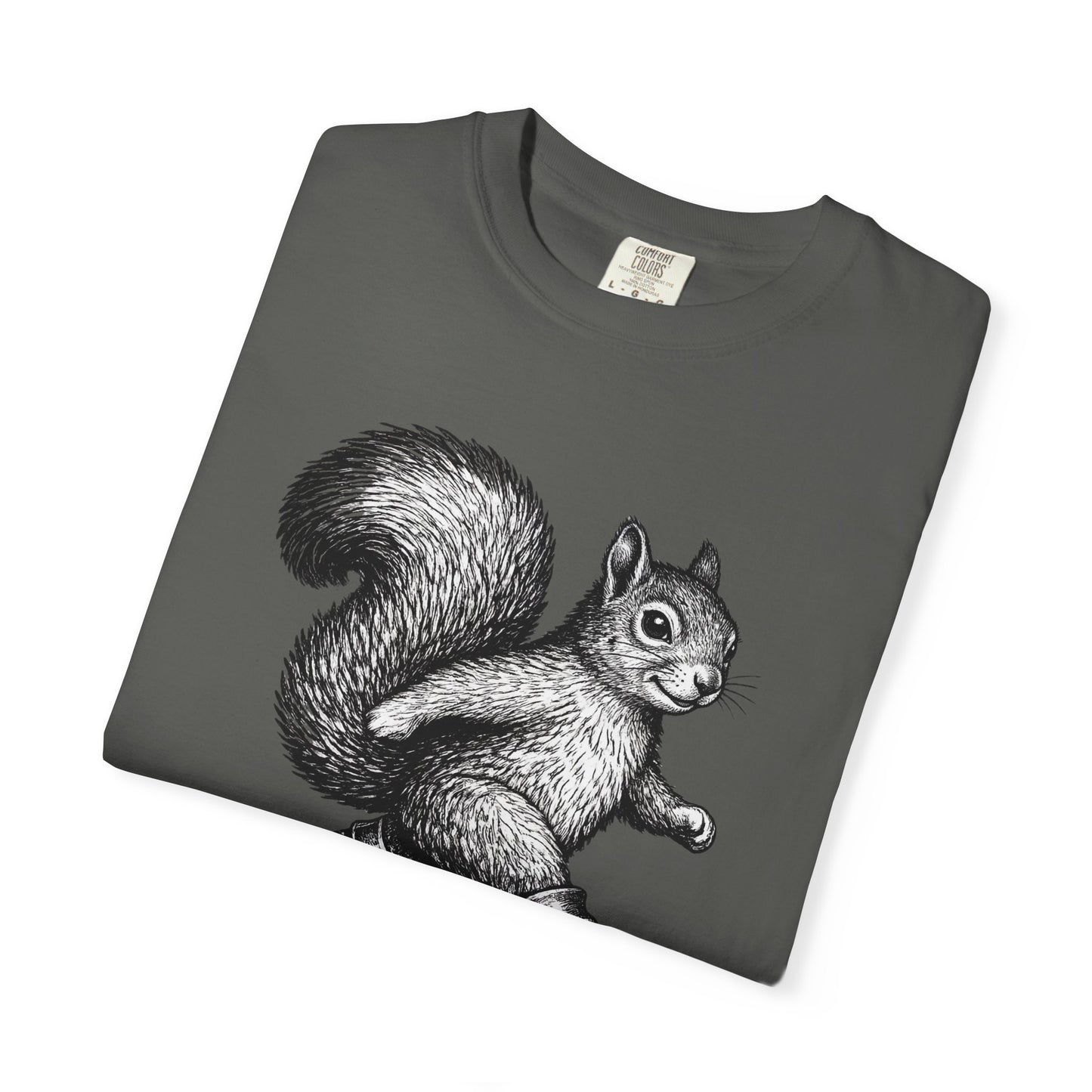 Chaos? I’m On My Way Squirrel T-Shirt | Funny Animal Graphic Tee