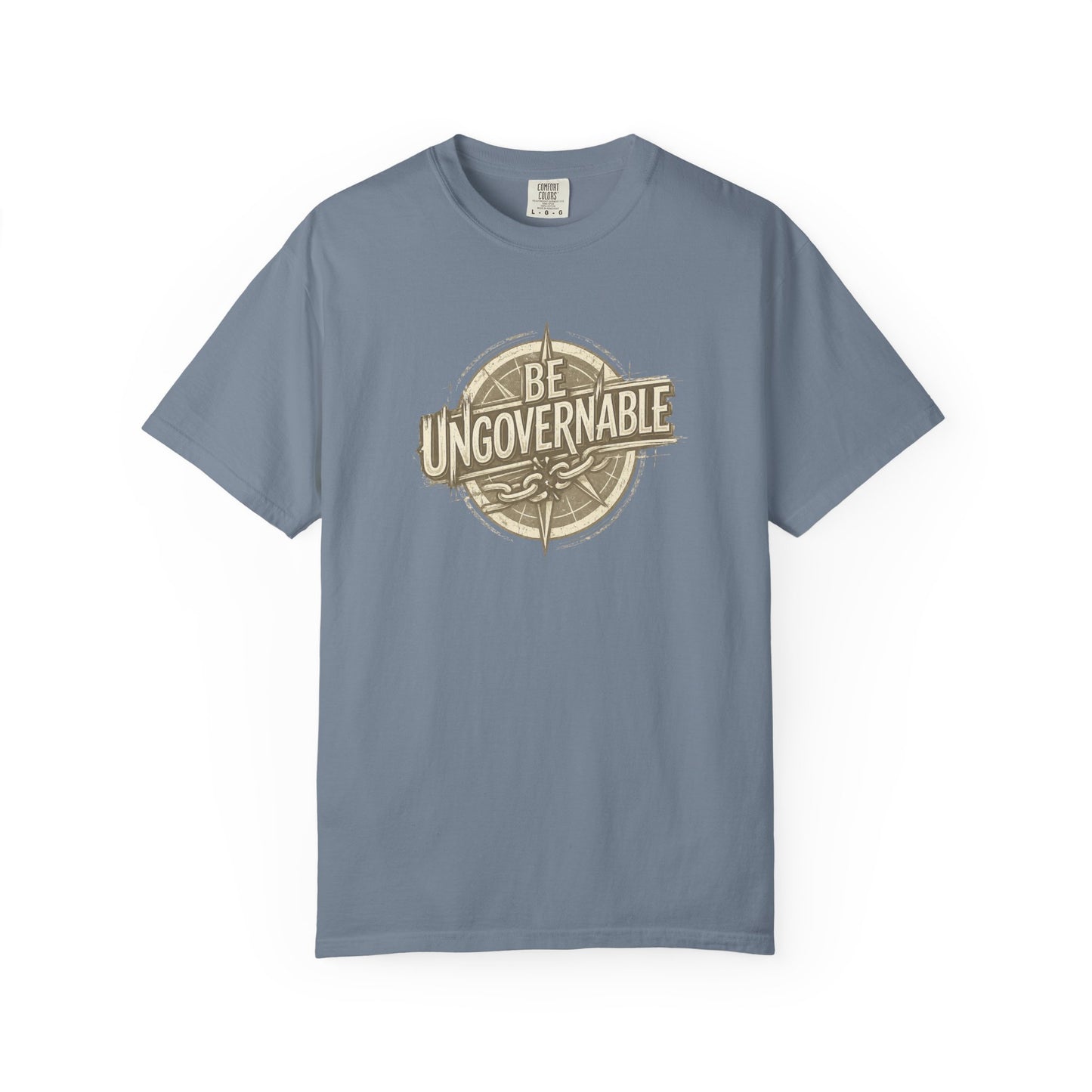 UNGOVERNABLE T-Shirt — Distressed Anti-Hustle, Anti-Establishment Tee