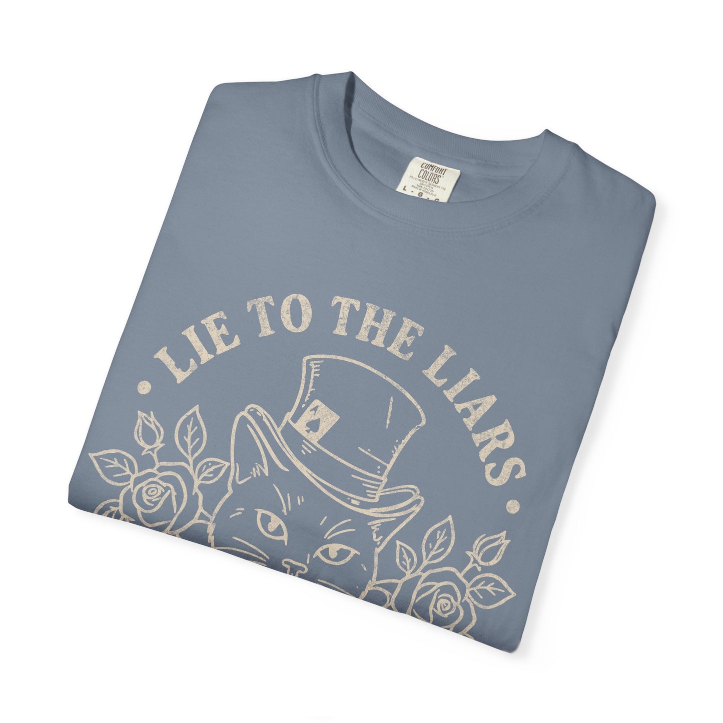 Lie to the Liars Steal from Thieves Cat Vintage Retro Graphic Tee