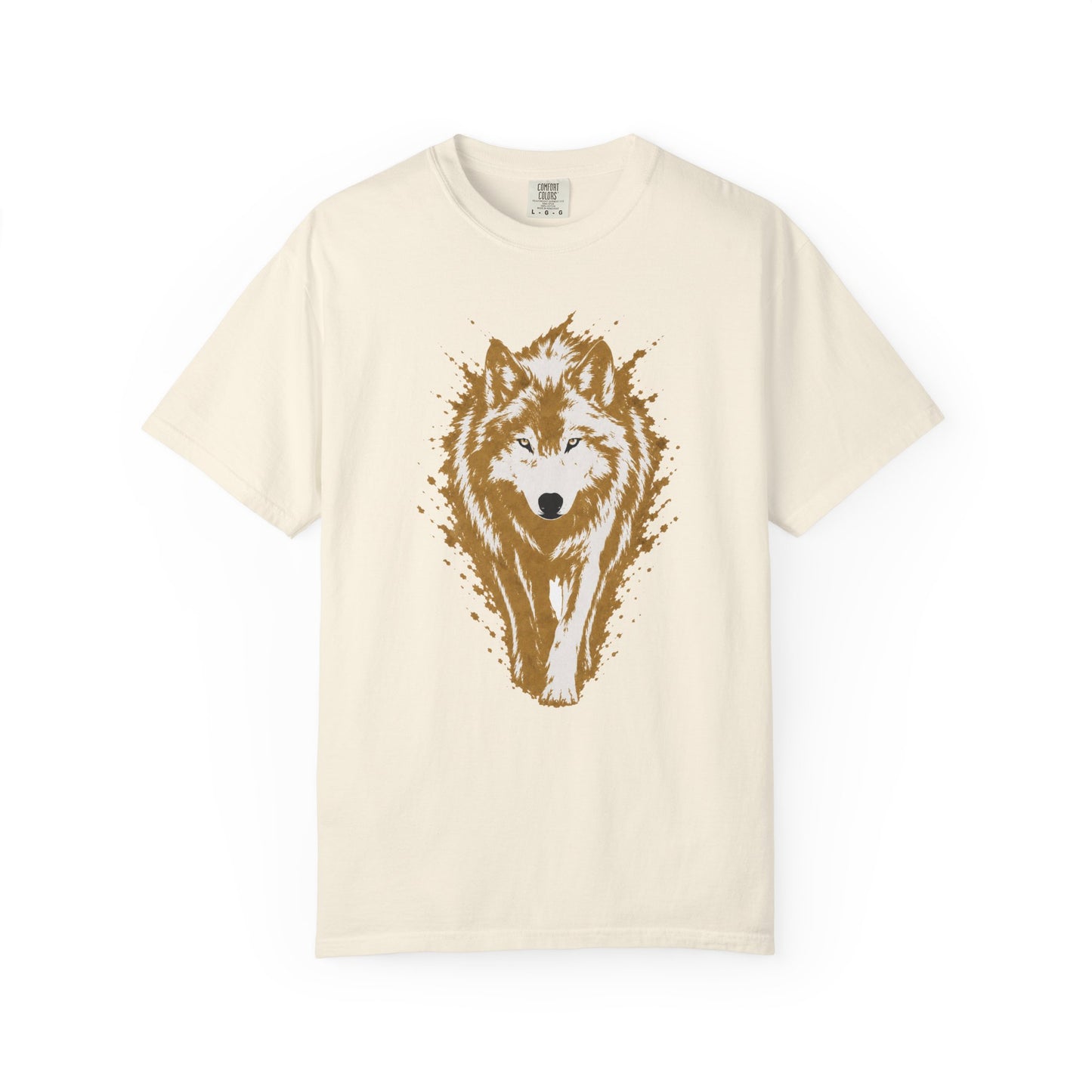 Wolf Graphic T-Shirt — Rustic Walking Wolf Nature Tee