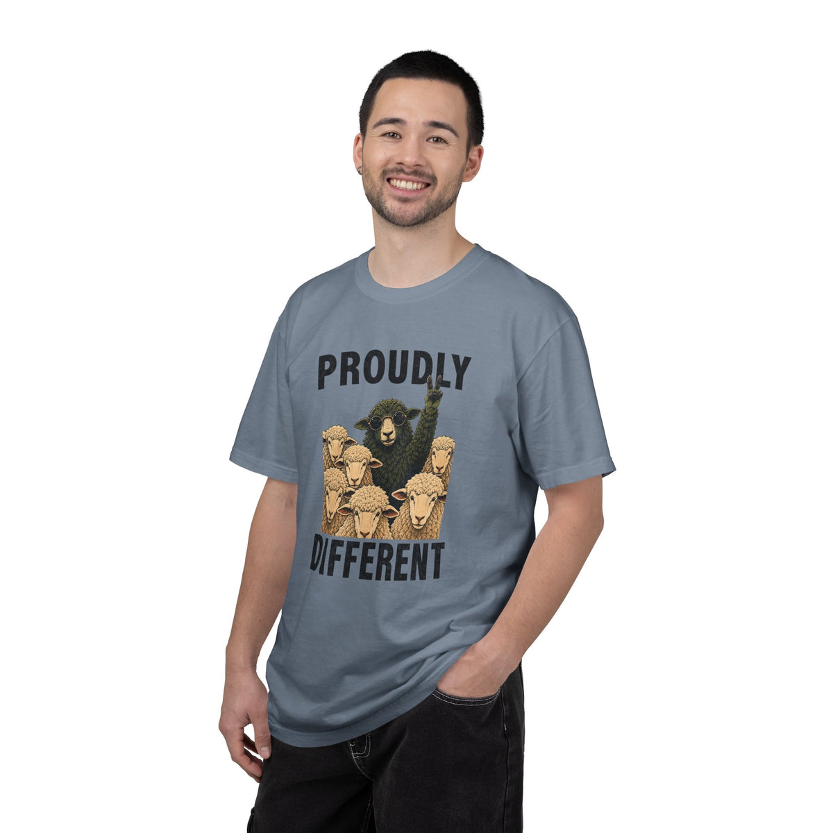 Proudly Different Black Sheep Shirt – Funny Individuality Graphic Tee