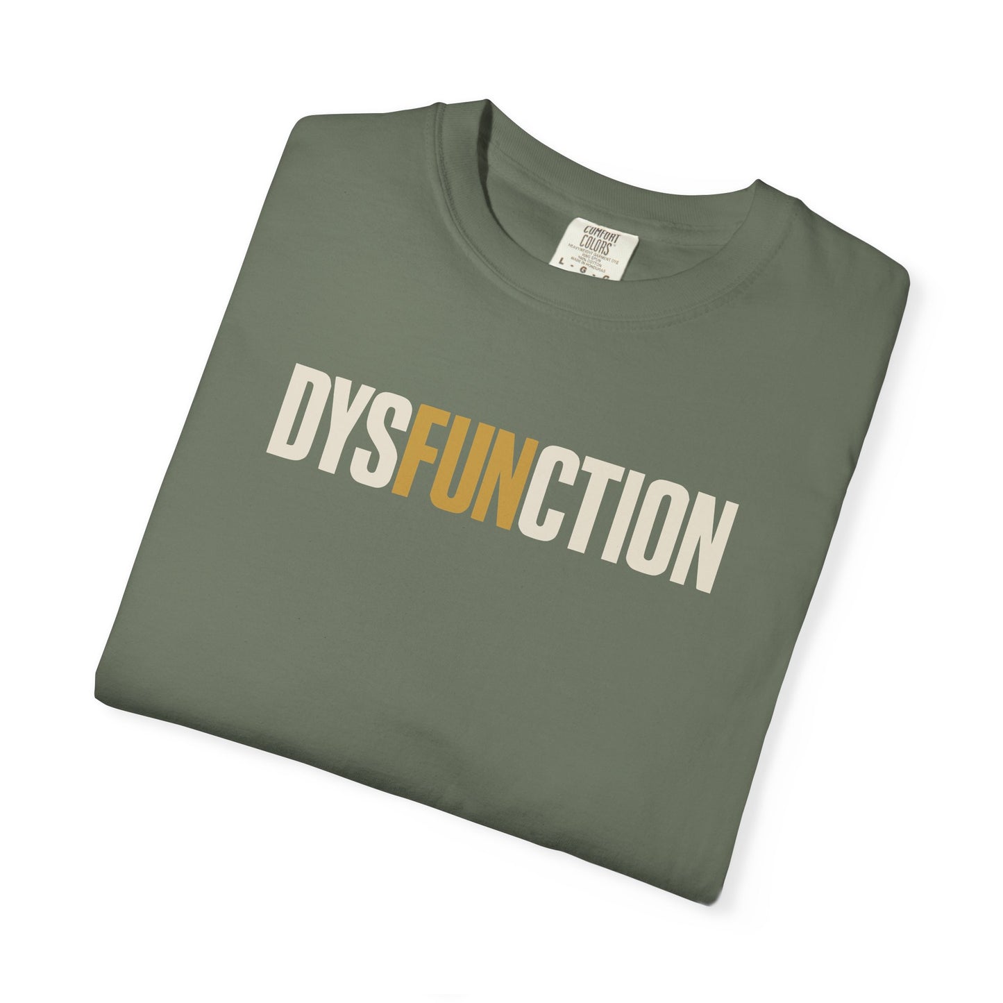 DysFUNction Shirt, Funny Minimalist Typography Humor Shirt