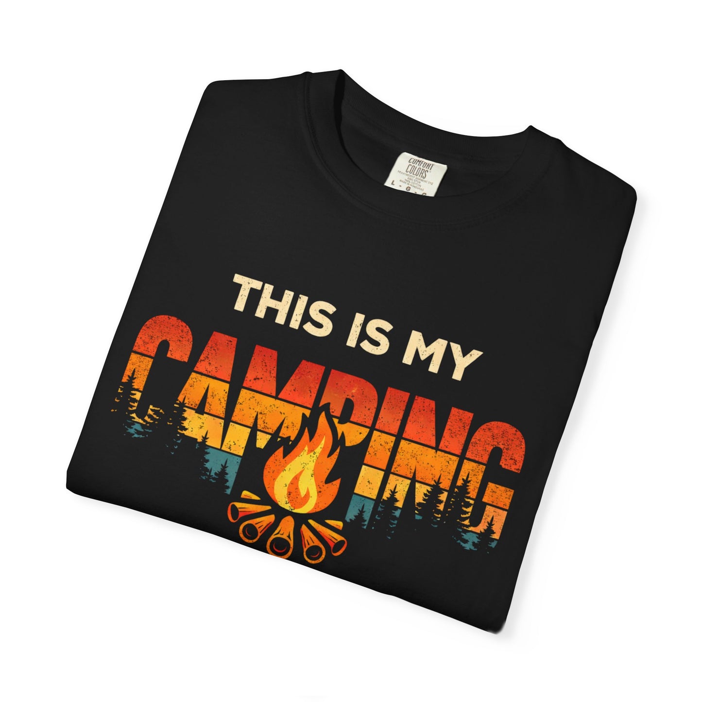 Camping Shirt — 'This Is My Camping Shirt' Graphic Tee for Campers & Outdoor Lovers