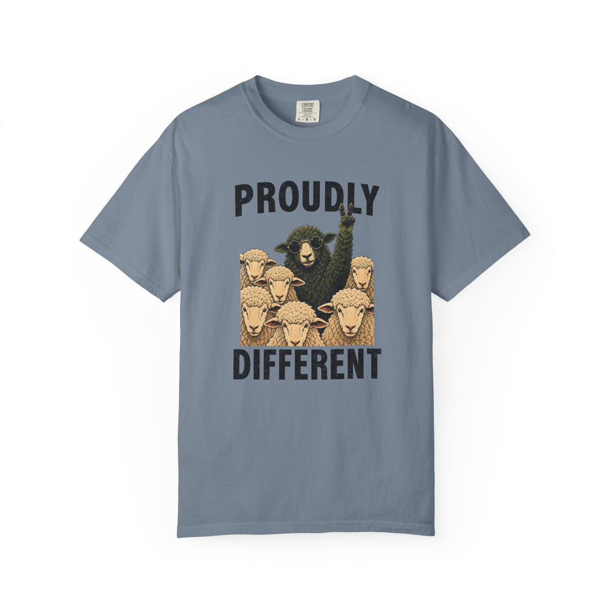 Proudly Different Black Sheep Shirt – Funny Individuality Graphic Tee
