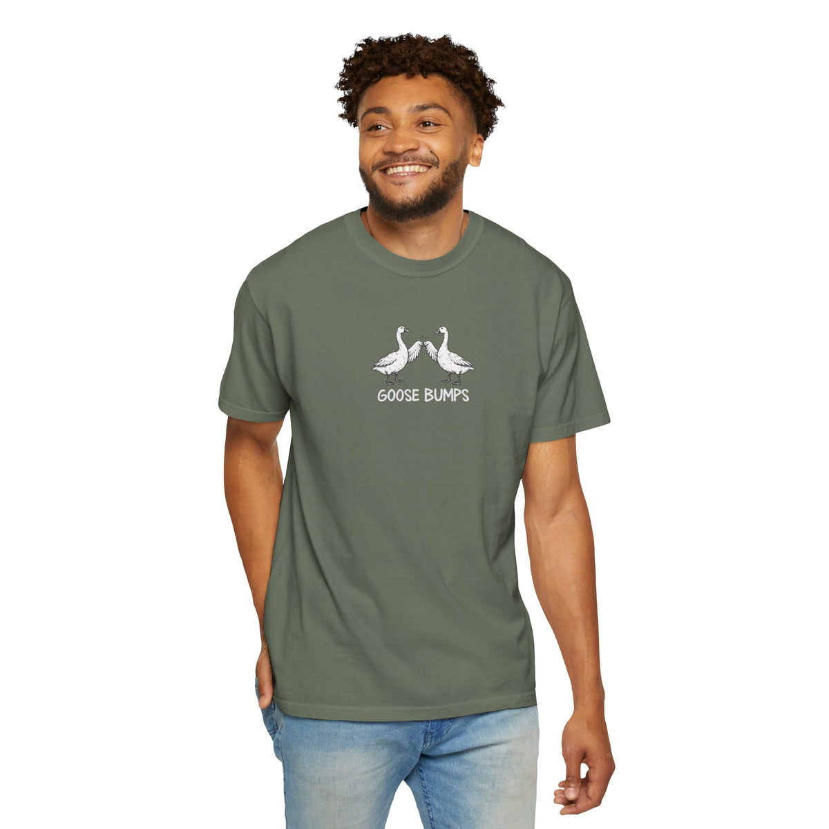 Goose Bumps Shirt – Funny Goose Fist Bump Graphic Tee