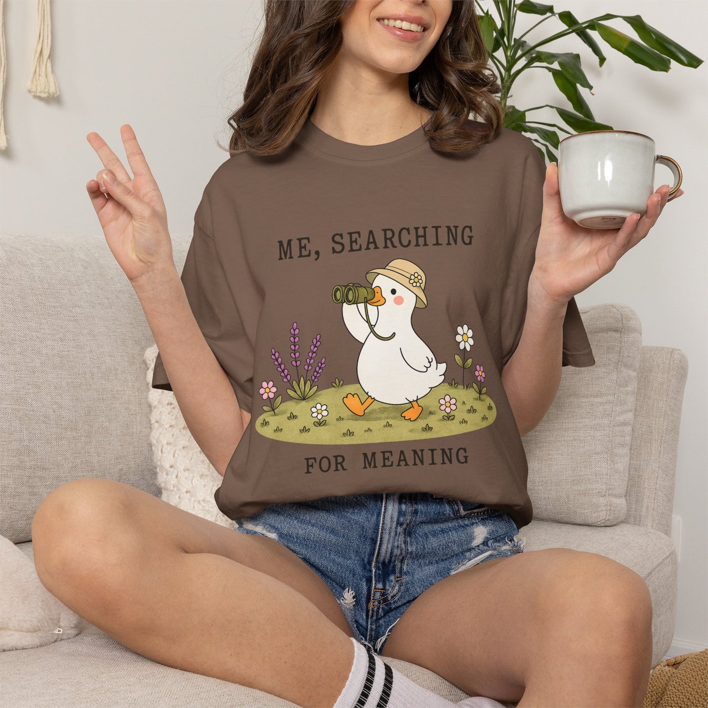 Me, Searching For Meaning Duck T-Shirt