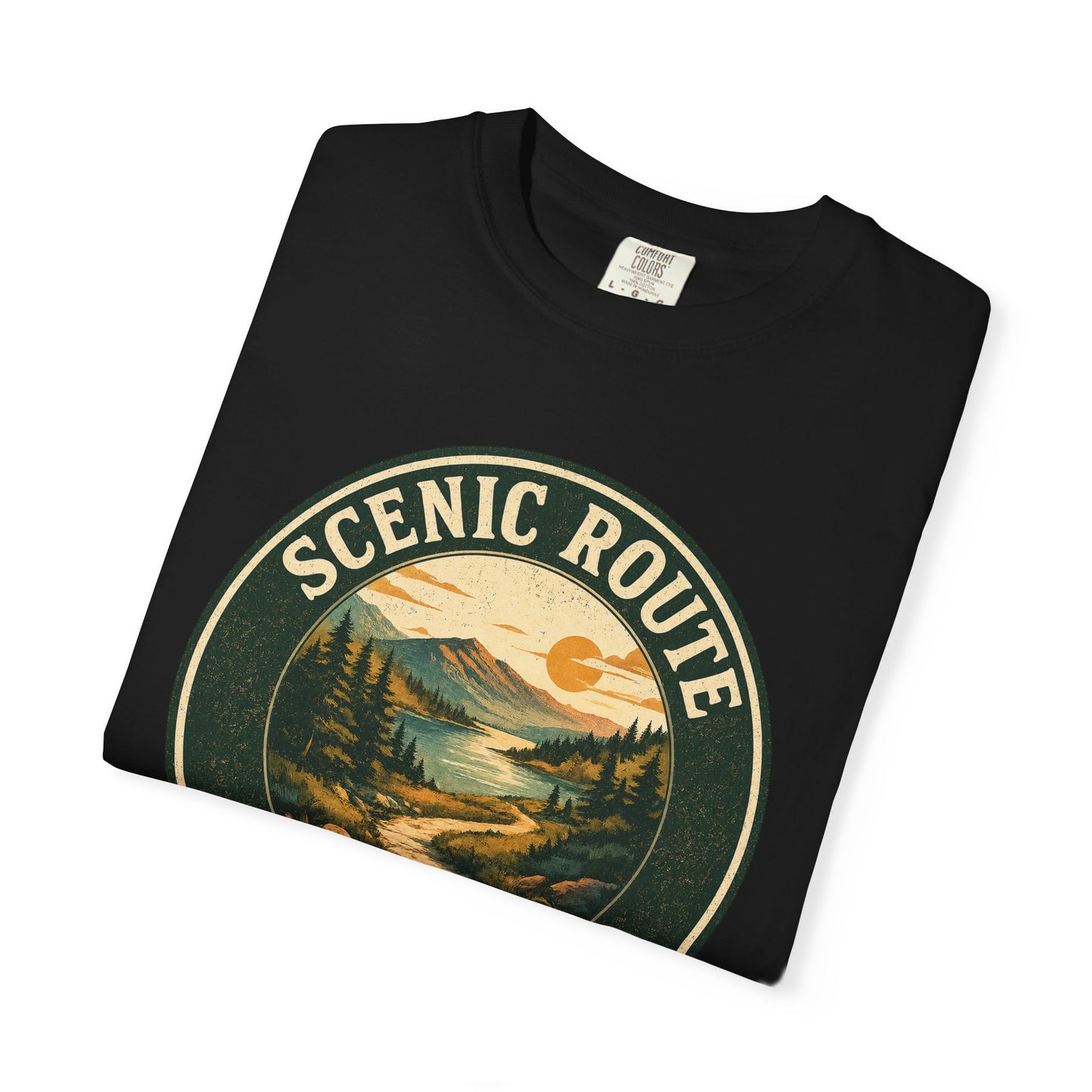 Scenic Route Society T-Shirt — Vintage Hiking and Nature Graphic Tee