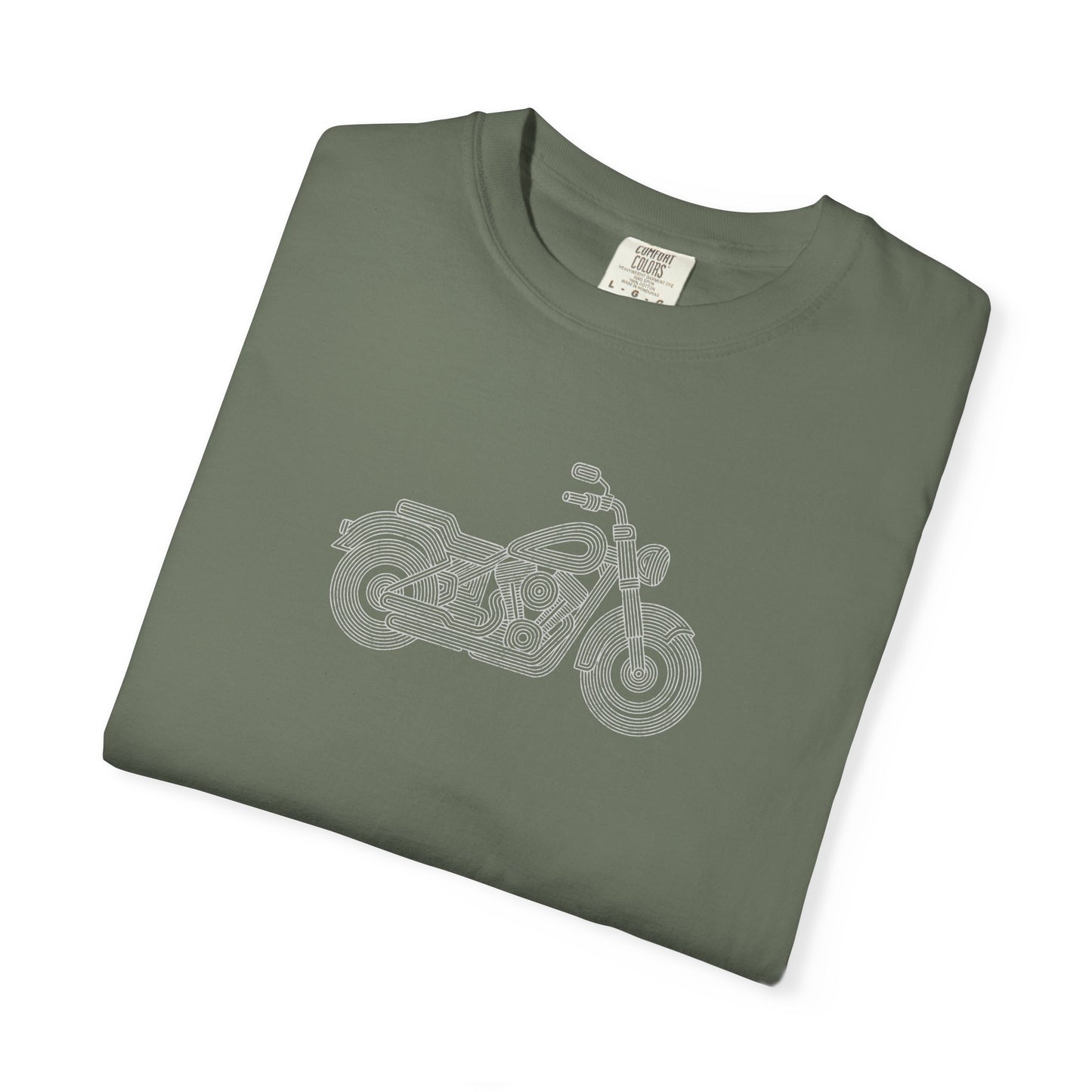Motorcycle Graphic T-ShMinimalist Motorcycle Line Art T-Shirt | Vintage Cruiser Graphic Tee | Rider Gift | Comfort Colorsirt — Vintage Cruiser Tee