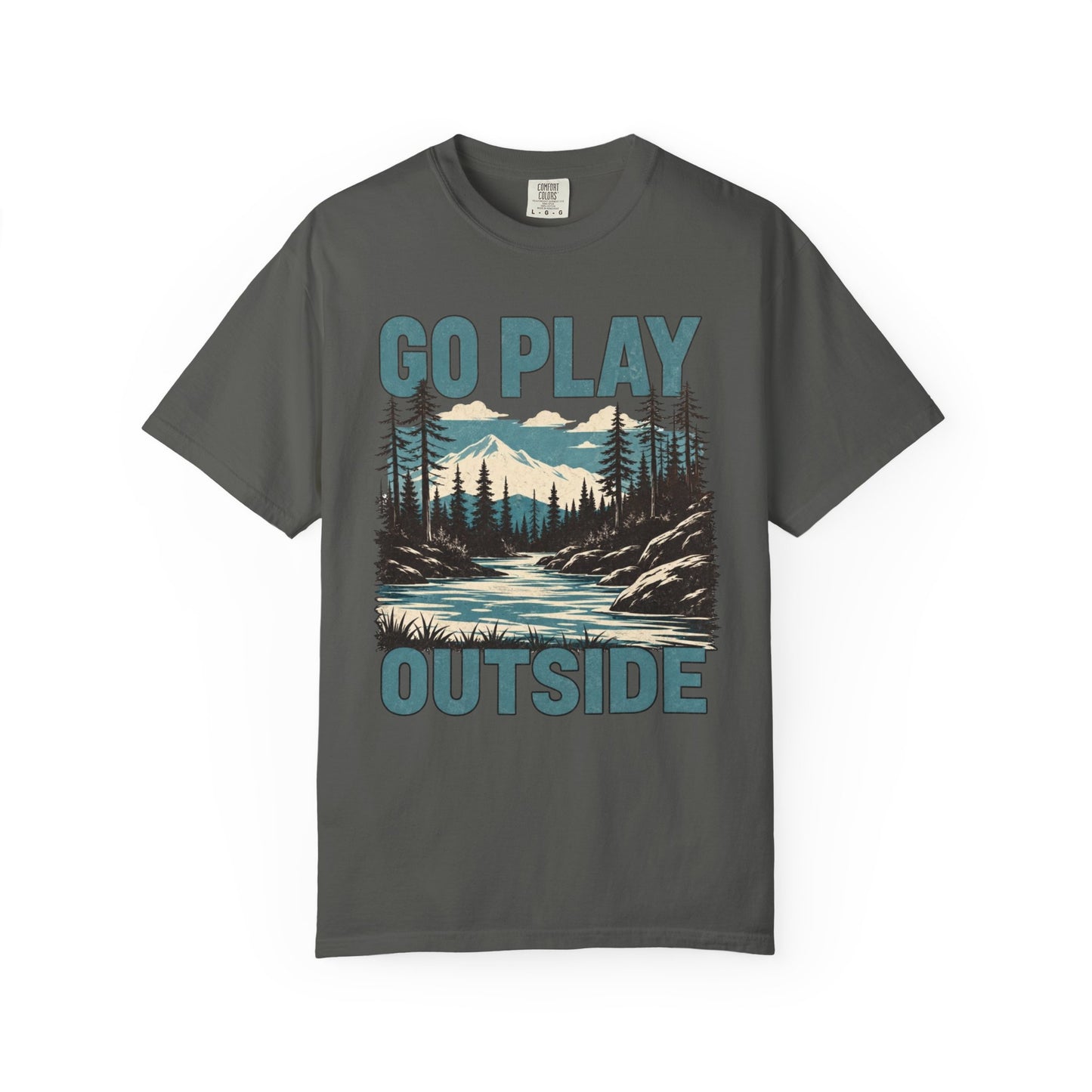 Go Play Outside Graphic T-Shirt — Outdoor Adventure Nature Tee