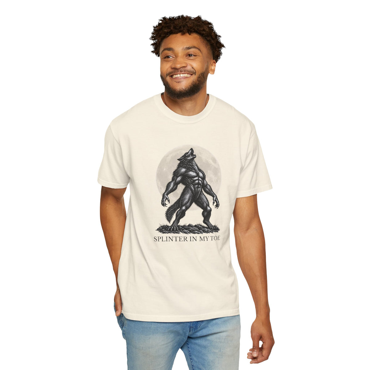 Splinter In My Toe Funny Werewolf Moon T-Shirt